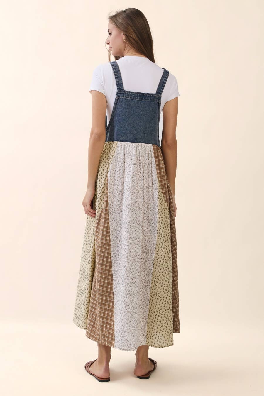 Harvest Patchwork Overall Dress