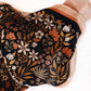 100% Silk Bandana Scarf -Midnight Garden Floral Western Wear