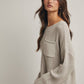 Drop Shoulder Sweater