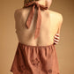 Terracotta Halter Top