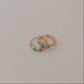 Lainey Turquoise Hoops