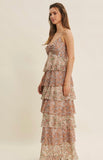Floral Tiered Maxi Dress