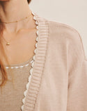 Oversized Cotton Blend Sweater Cardigan