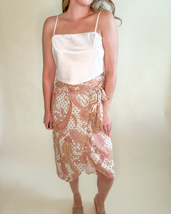 Peony Wrap Skirt