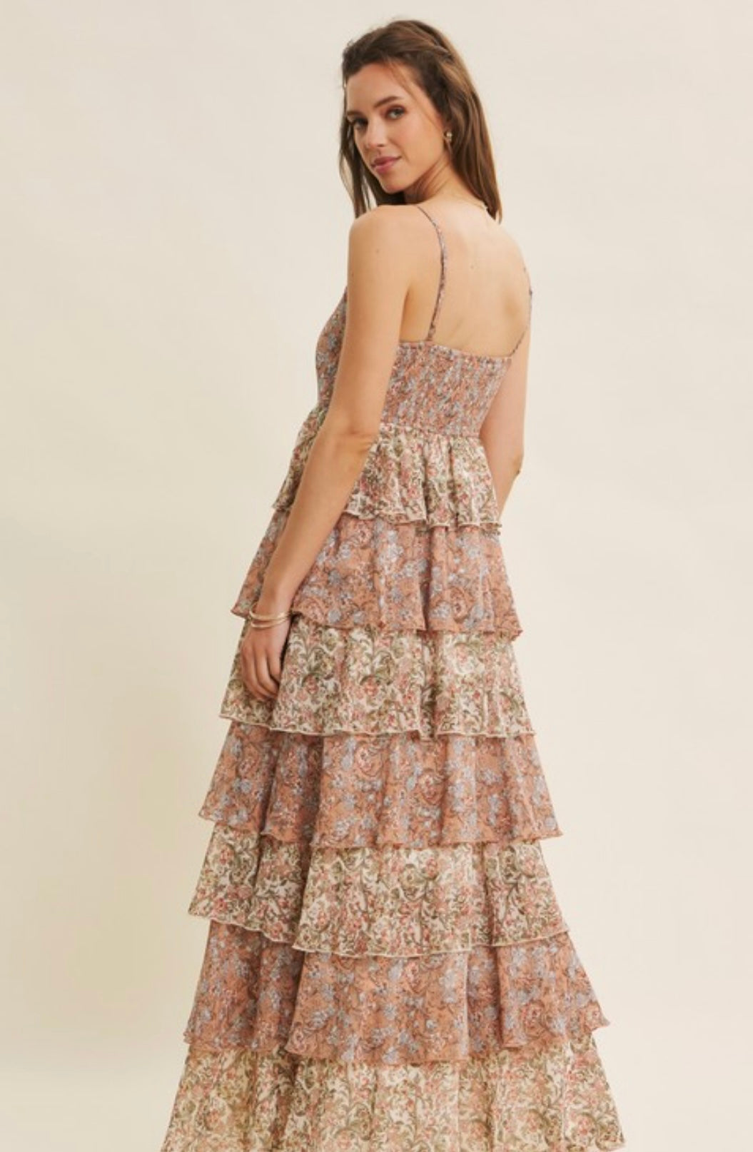 Floral Tiered Maxi Dress