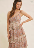 Floral Tiered Maxi Dress