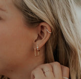 Grace Pearl Hoops