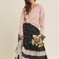 Smocked Ruffle Maxi Skirt