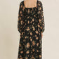 Crepe Chiffon Midi Dress