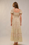 Floral Lace Midi Dress