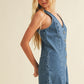 Button Up Sleeveless Romper