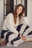 Kind To Planet Convertible Waffle Sweater Top