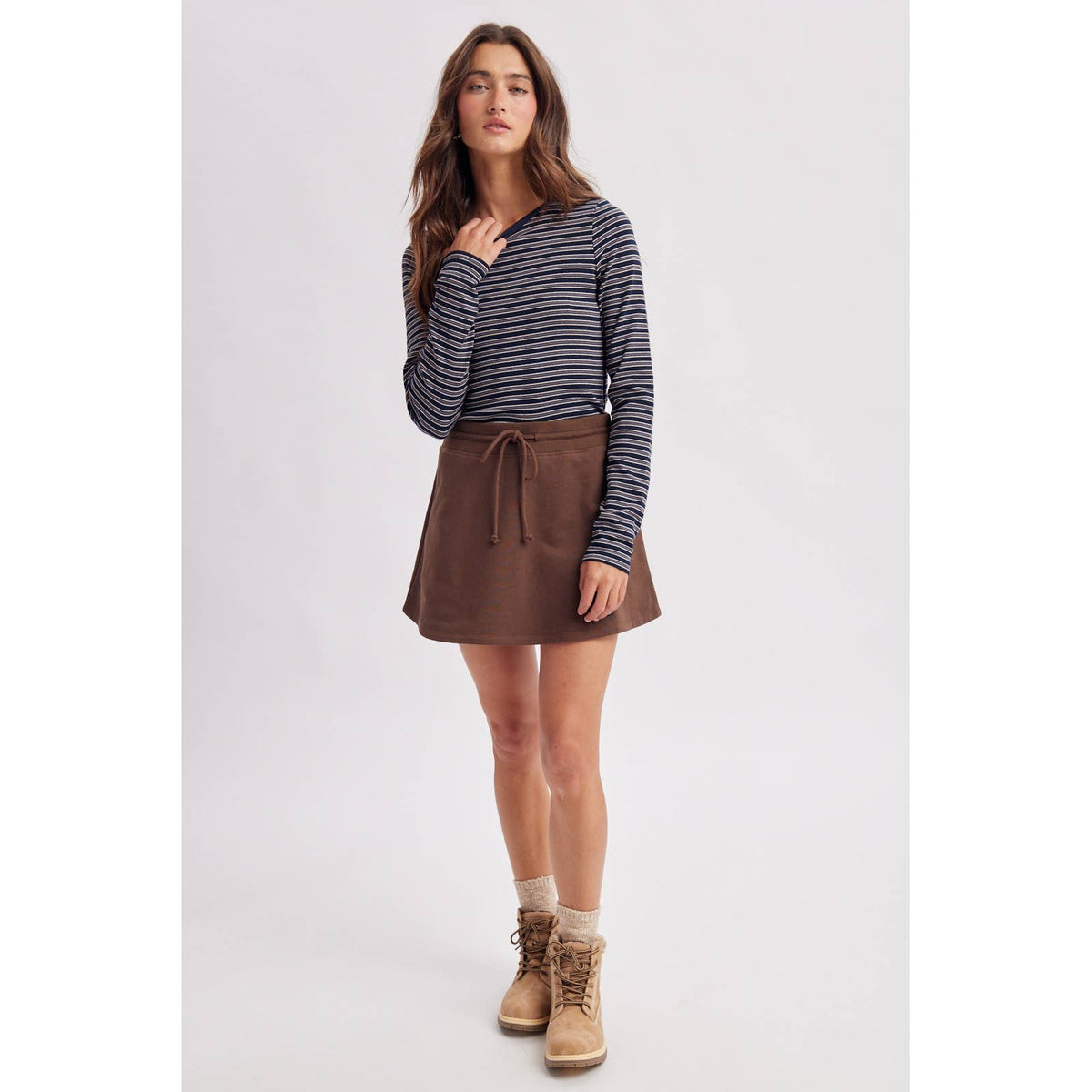 Classic Striped Knit Top