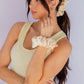 Pink Tulip Jumbo Scrunchie