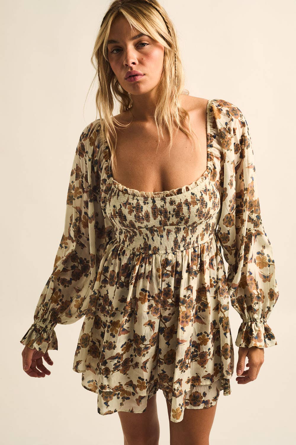 Autumn Bloom Romper