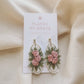 Handmade Birth Flower Earrings, January