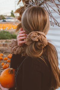 Brown Sugar Jumbo Scrunchie