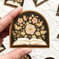 Book Lovers Magical Floral Novel Sticker 2.5" Bookish Decal