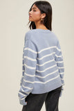 STRIPED CAMI AND CARDIGAN SET