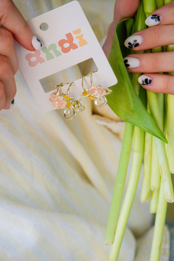 Mini Flower Claw Clips 2-Pack
