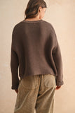 CHOCOLATE KNITTED TOP