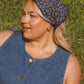 Navy Floral Bandana