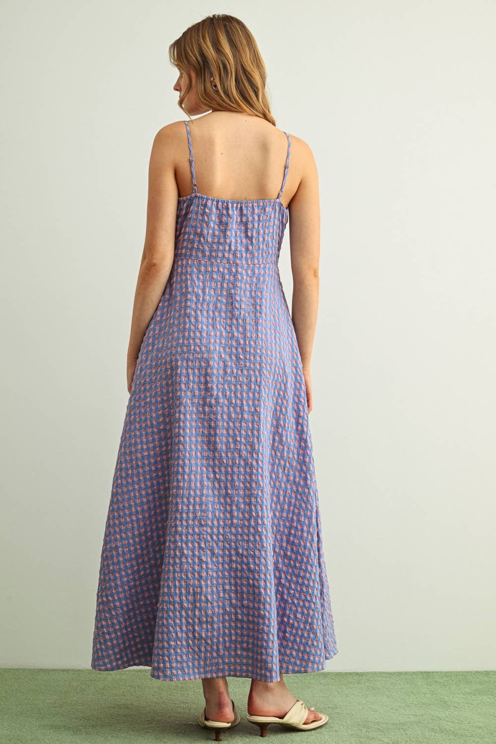 Bluebell Gingham Maxi Dress
