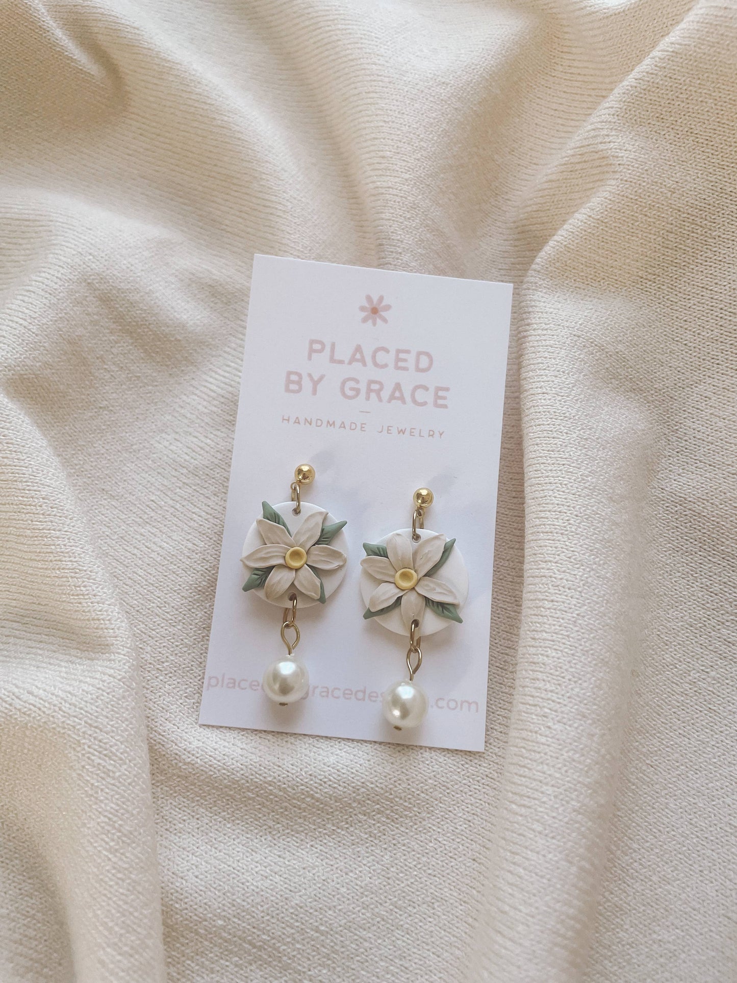 Handmade Birth Flower Earring, December