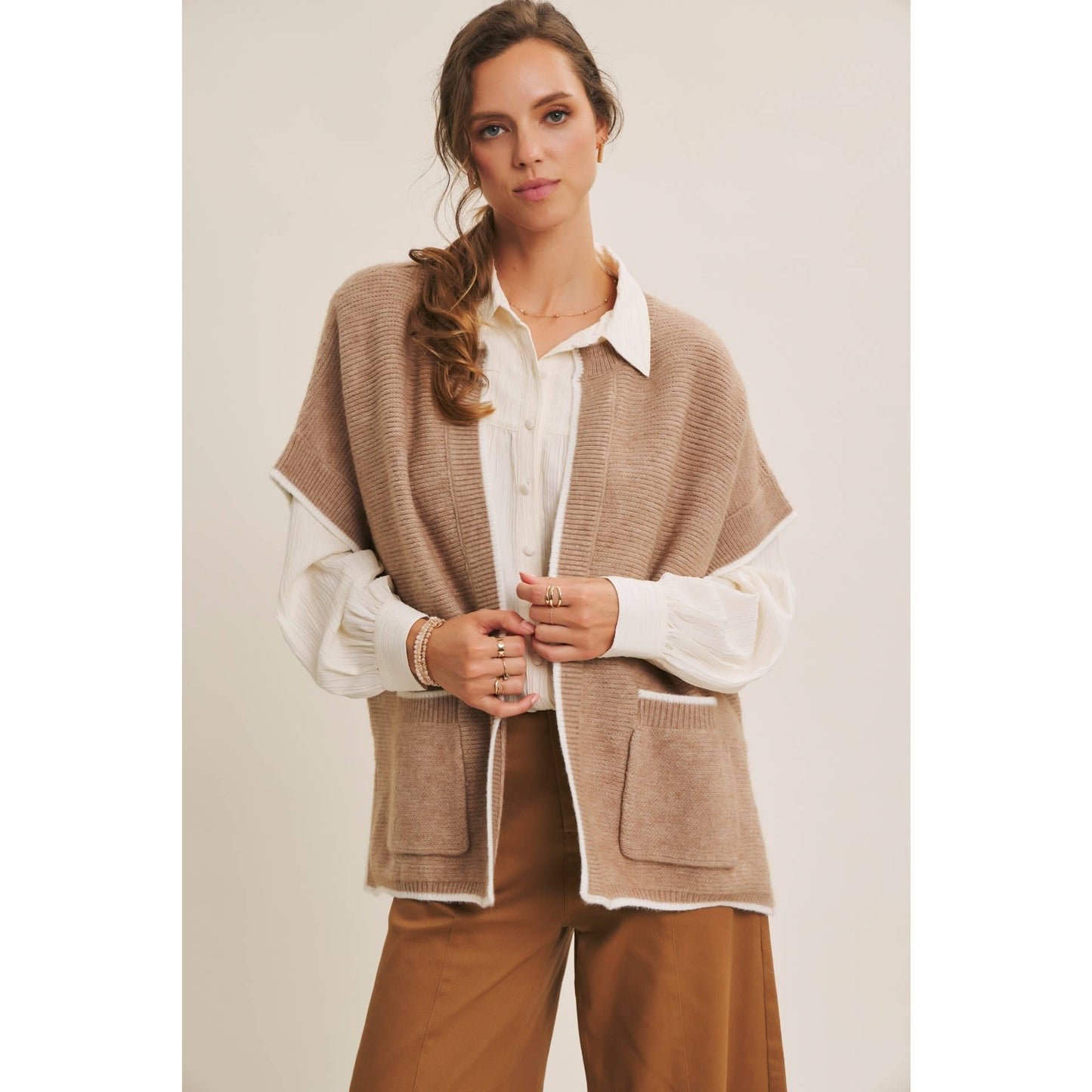 Timeless Warmth Sweater Pancho