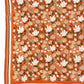 100% Silk Bandana Scarf - Botanical Garden Floral Western