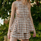 Gingham Fabric Top