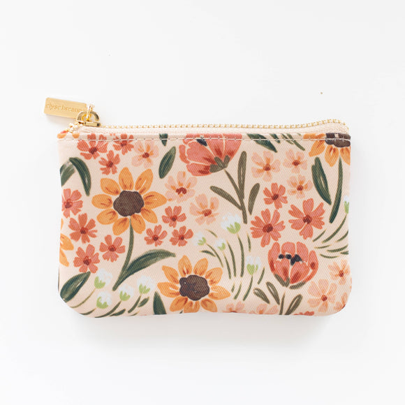 Sunny Poppies Coin Pouch