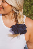 Navy Textured Jumbo