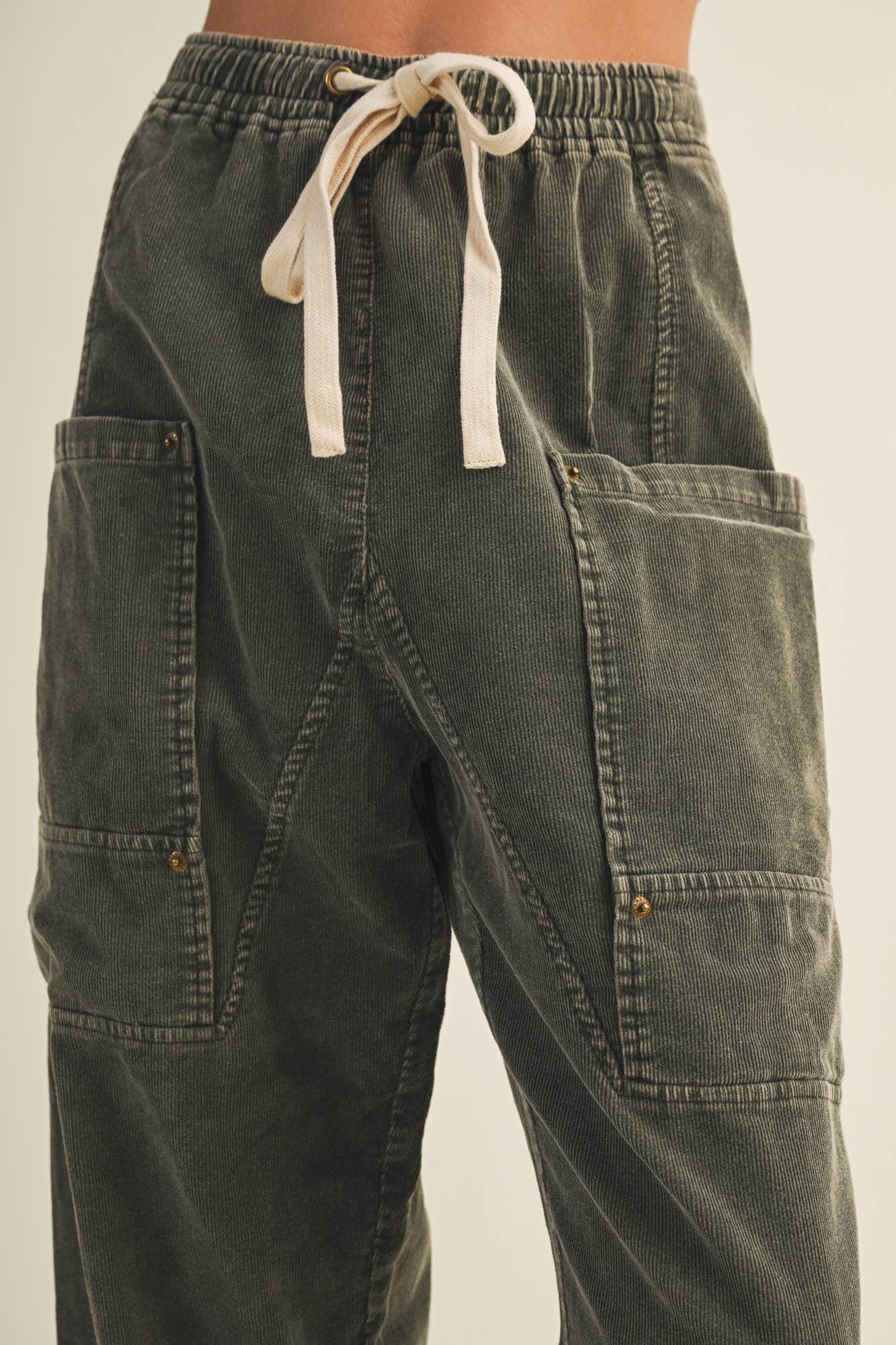 Olive Grove Utility Trousers