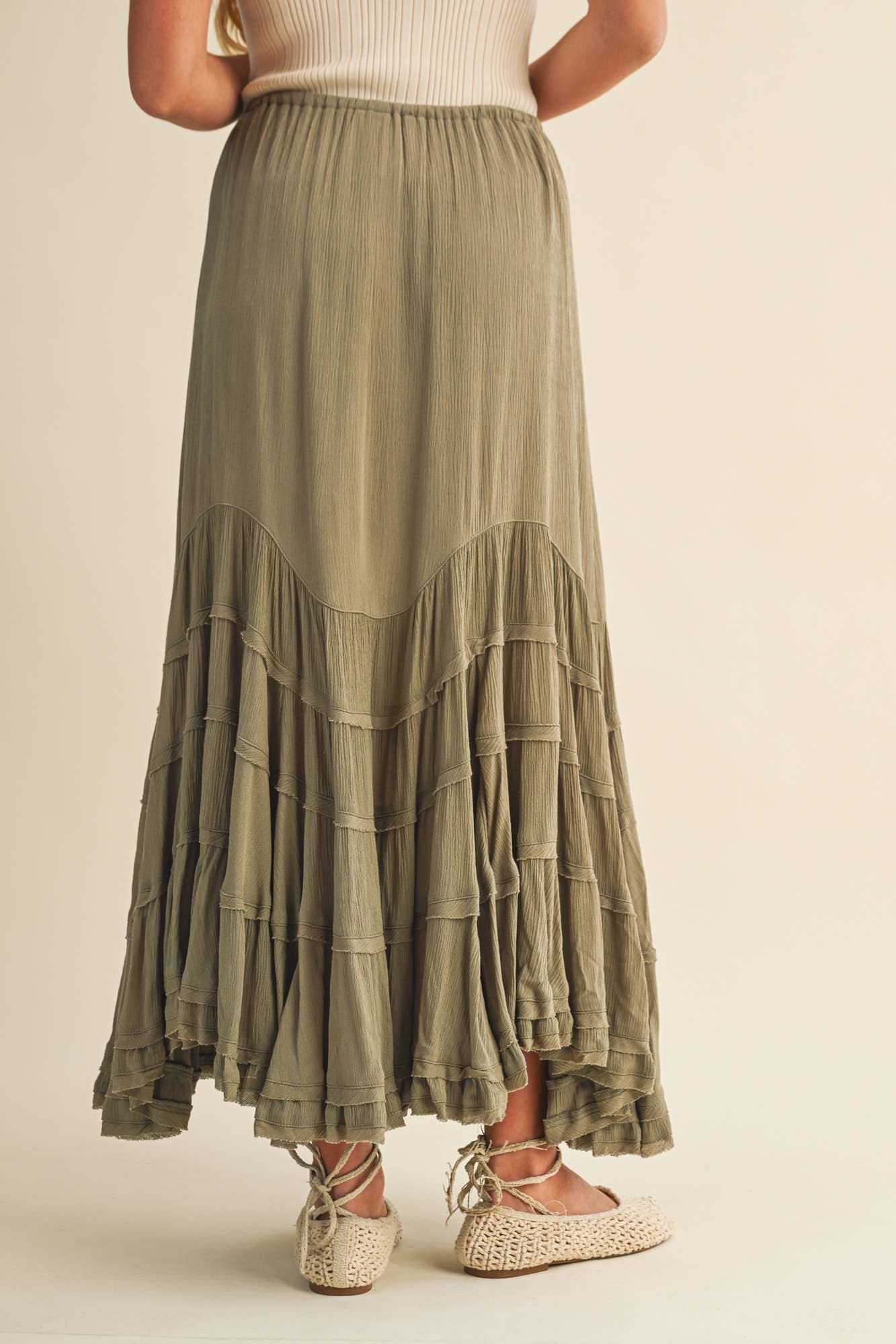 Desert Bloom Tiered Skirt