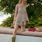 Gingham Fabric Shorts