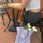 Lilac Minimalist Tote Bag