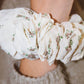 Neutral Floral Jumbo Scrunchie