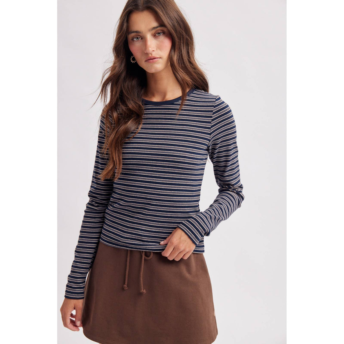 Classic Striped Knit Top