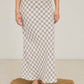 Autumn Plaid Midi Skirt