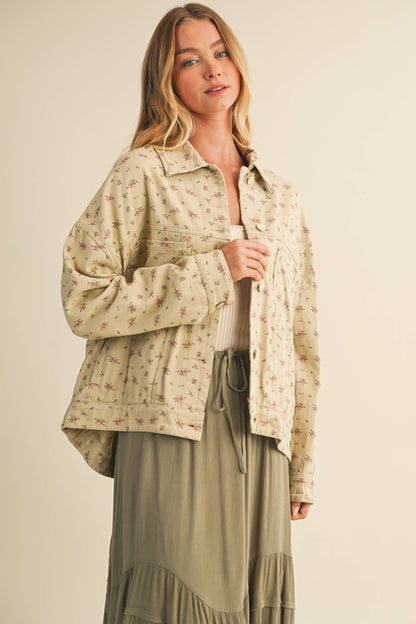 Soft Structure Floral Jacket