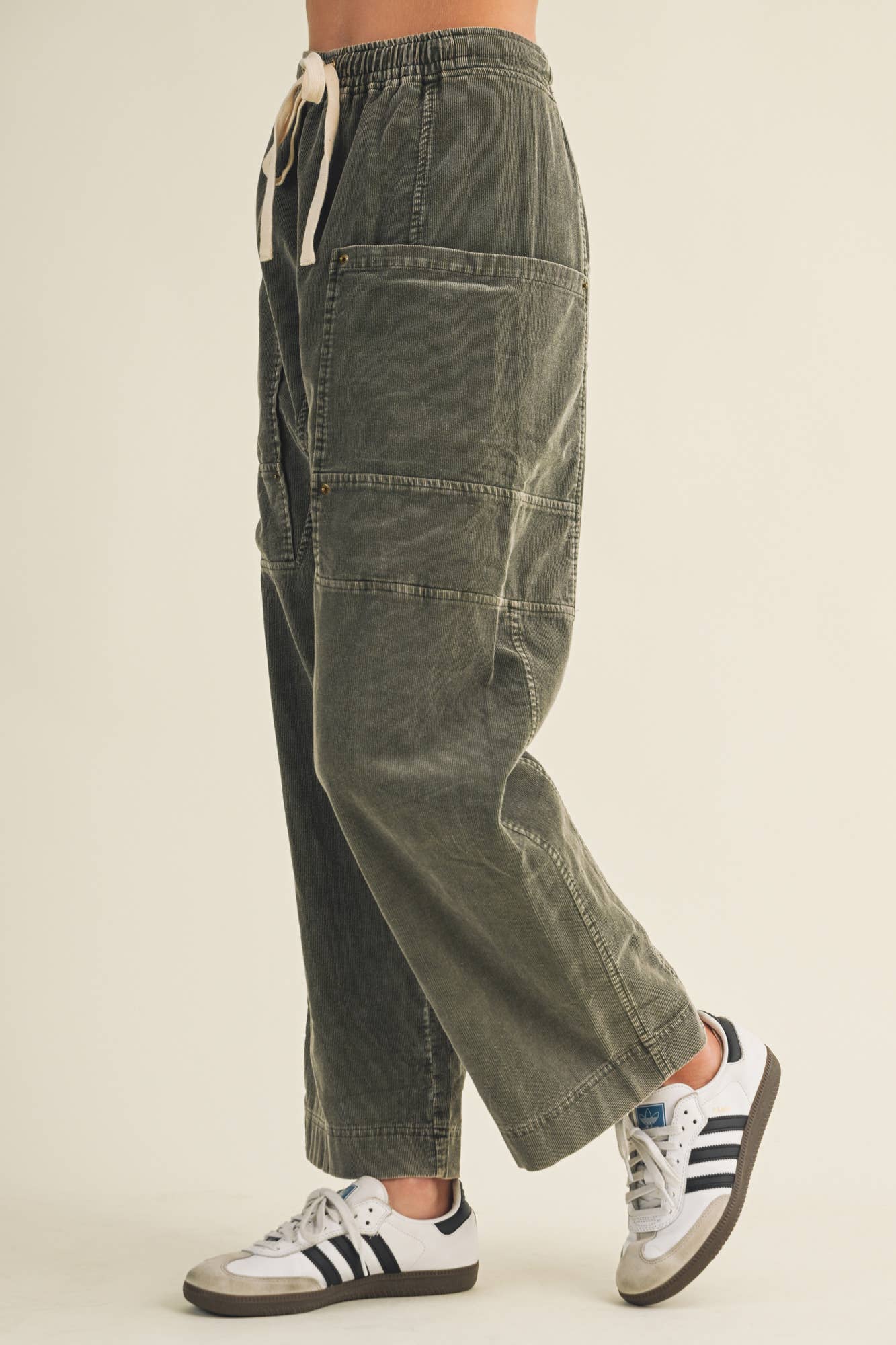 Olive Grove Utility Trousers