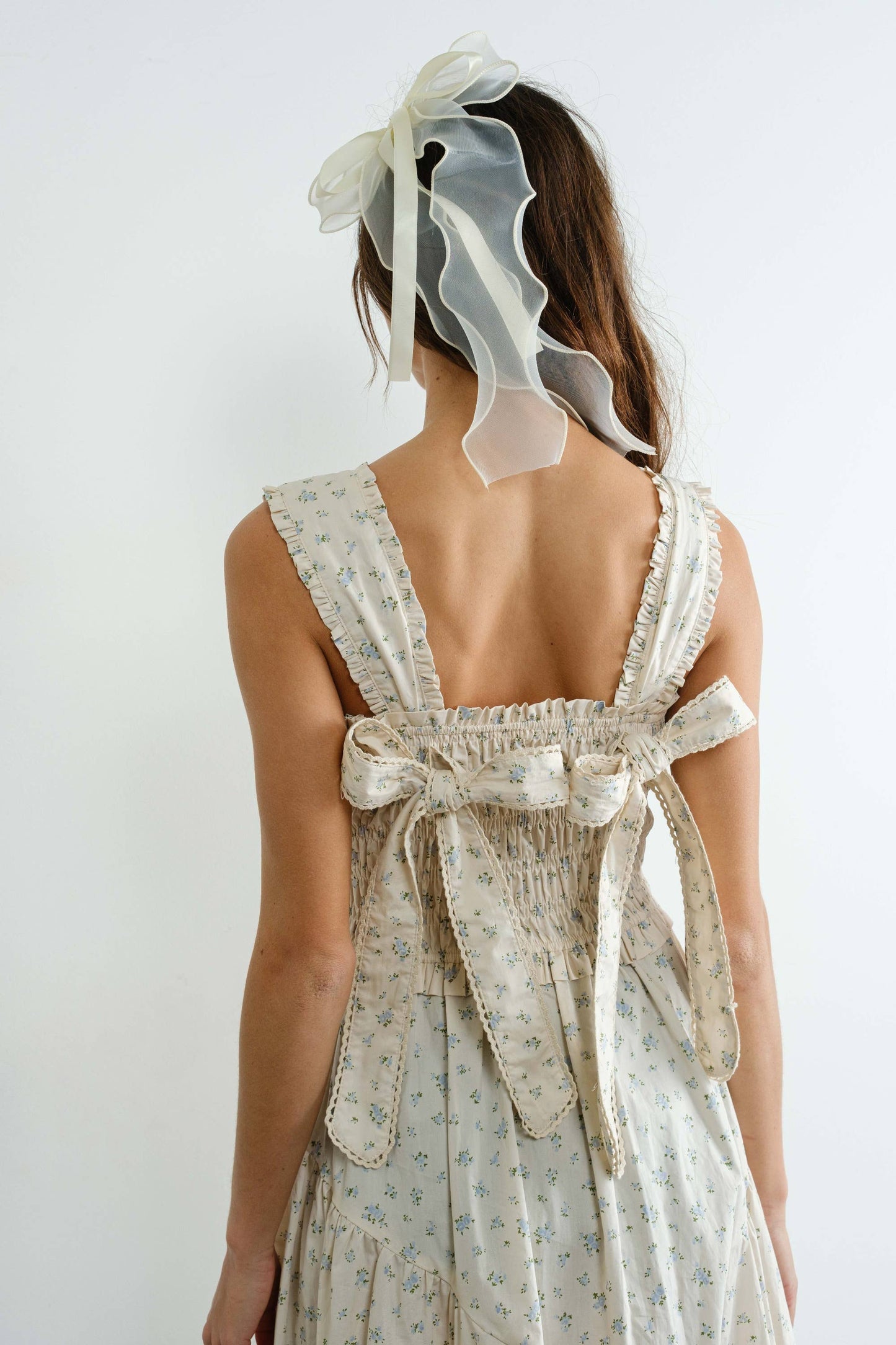Margot Tie Back Midi Dress