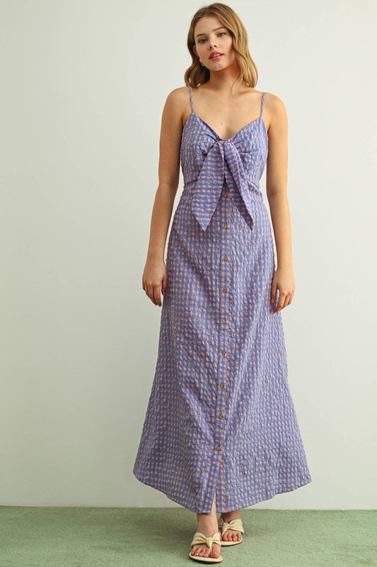Bluebell Gingham Maxi Dress