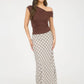 Autumn Plaid Midi Skirt