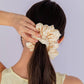 Pink Tulip Jumbo Scrunchie