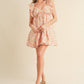 Sweetheart Flutter Mini Dress