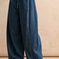 Barrel Leg Denim Pants