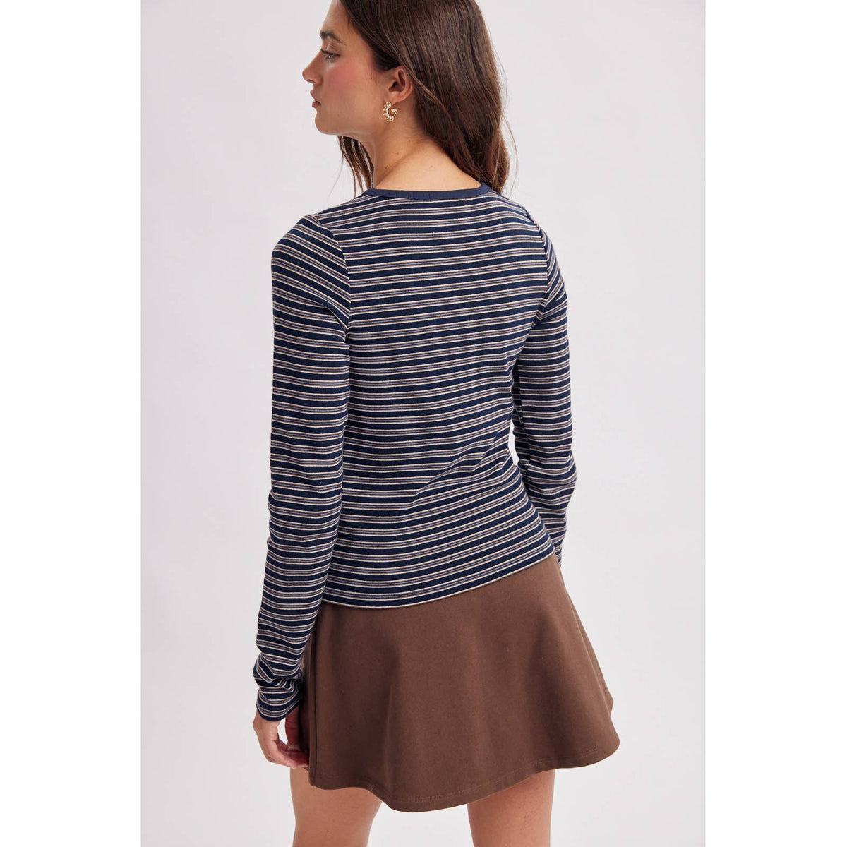 Classic Striped Knit Top