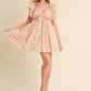 Sweetheart Flutter Mini Dress